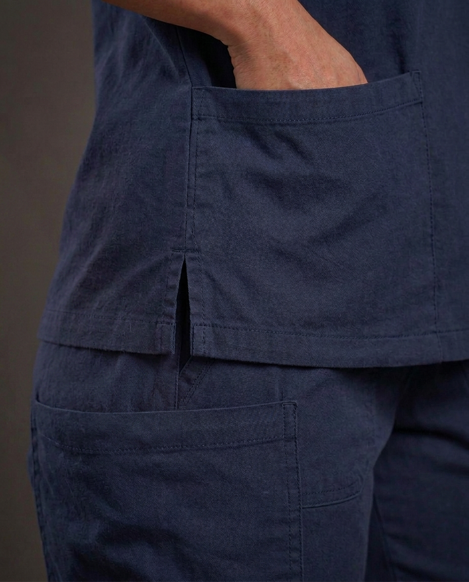 Generous hip pockets